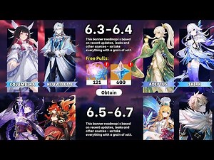 JUST IN! Updated 6.3–6.7 Banner Roadmap & New Artifact Sets REVEALED – Huge Meta Shakeup