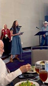 MADISON K. THAMES SPUR AWARD FINALIST ACCEPTANCE SPEECH FOR "CIMARRON DOVE"