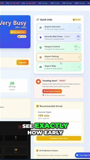 Stop Guessing How Early to Arrive at the Airport!