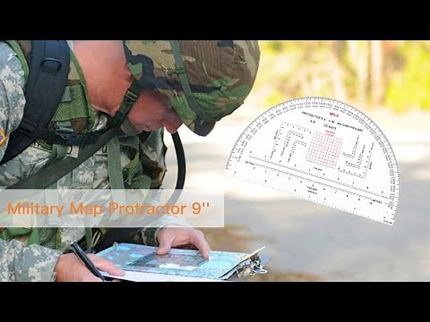 How to Use the Military Map Protractor ?