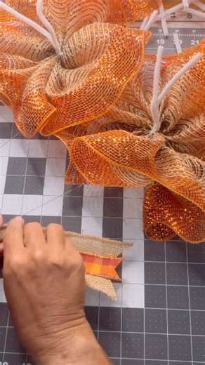 49K views · 544 reactions | DIY Fall Pancake Ruffle Wreath李#holliehobbies#falldiy#fallwreath #fallwreaths#craftlover#diywreath #fall2024#craftlover | Hollie Lynn Williams | Facebook