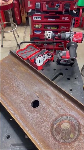 Most Durable. Longest Life. HOLE DOZER with Carbide Teeth Hole Saw Kit.🎥@pipefitter71