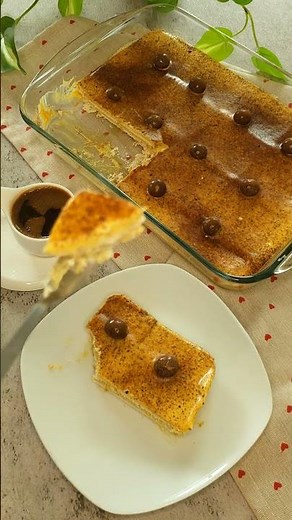 حلى البسكوت والكريم كراميل 🍮 بارد وسهل بدون فرن! الطبقات تذوب بالفم 😍✨