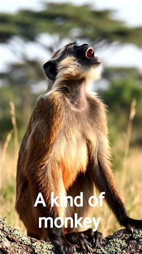 A kind of african monkey calling.
