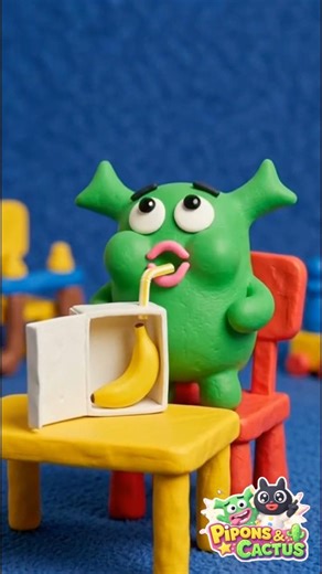 Mystery Box SLURP Challenge!#shortvideo #MysteryBox #Slurp #FunnyCartoon #KidsAnimation #ViralVideo