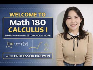 Welcome to Math 180: Calculus I | Course Introduction