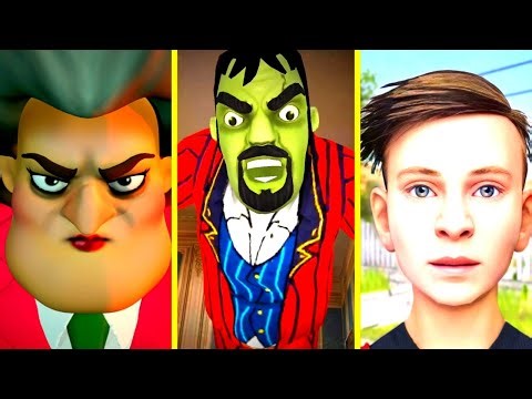 Scary teacher 3d, Schoolboy Runaway, Scary Stranger3d