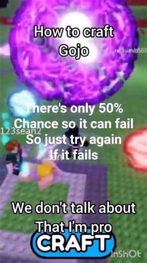 How to Craft Gojo Aura Real #roblox #aura #auracraft #robloxgames