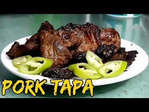 PORK TAPA | How To Make Pork Tapa