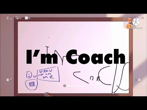 Logging into the @Coach account on RecRoom gameplay