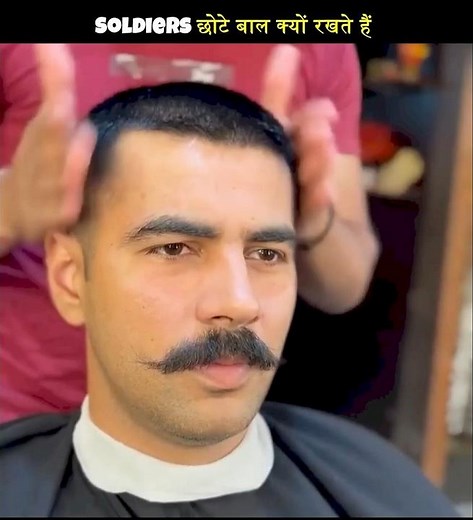 Why do soldiers have short hair🤔
