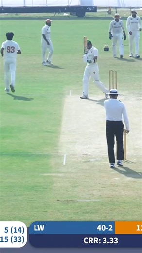 Hasnain Strikes Early! Ubaid Shah is Gone 🔥 #PCB #QeAT #LRWvSKT #Shorts M2P1K | Pakistan Cricket Team