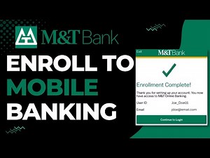 How to Enroll to M&T Bank Mobile Banking | 2023