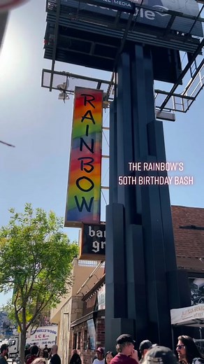 Celebrating the Rainbow 🌈 #fyp #foryou #heavymetal #lemmy #losangeles #rainbowbarandgrill