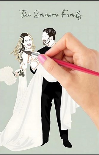 Vintage Wedding Drawing ✍️ + Relaxing Piano Vibes