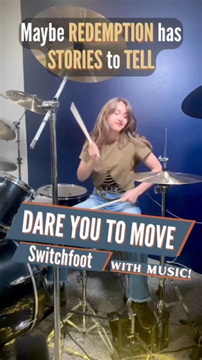 Teen Drummer Covers “Dare You to Move” by Switchfoot: Switchfoot​ (@Switchfoot) music makes you think of life, the love of God, and to want to dance! "Dare You to Move" by American alternative rock band Switchfoot, was their fifth single and fifth track on their fourth studio album, ‘The Beautiful Letdown’ (2003). ”Dare You to Move" was a long-lasting hit and eventually certified Gold by The Recording Industry Association of America (RIAA)® (@RIAA_awards). It peaked at No. 17 on the US Billboard