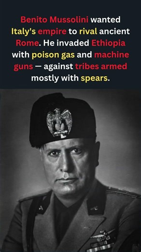 Mussolini’s Plan for a New Roman Empire #shorts
