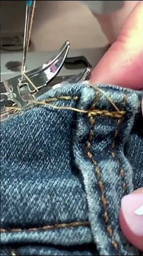 Repair Broken Belt Loops on Your Jeans #shorts