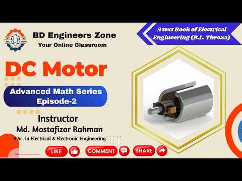 Advanced Math Series: DC Motor (Episode: 01) || Example: 29.4, 29.5 & 29.6 || B.L. Theraja