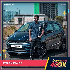 1.4K views · 78 reactions | Swarnava throws in a splash of the wow factor while #TwinningWithTiago! That's truly a #SeriouslyFun snap  For this, he emerges as one of the #TwinningWithTiago Contest Winners! 磊 #TIAGO4EVER #TataTiago #NewTiago #TiagoNRG #TiagoiCNG #LiveDifferent #impresshojaaoge #TataMotorsPassengerVehicles #TataMotors #Hatchback #ContestWinners | Tata Motors Cars | Facebook