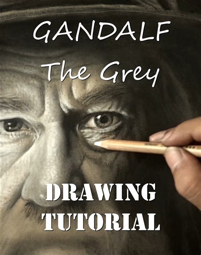 206K views · 1.4K reactions | Gandalf The Grey Drawing Tutorial by Veri Apriyatno Medium: Charcoal & Pitt Pastel Pencils on Pastelmat Paper #tutorial #art #drawing #charcoal | DRAWING PENCIL | Facebook