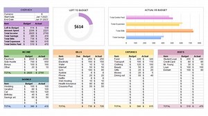 Monthly Budget Spreadsheet
