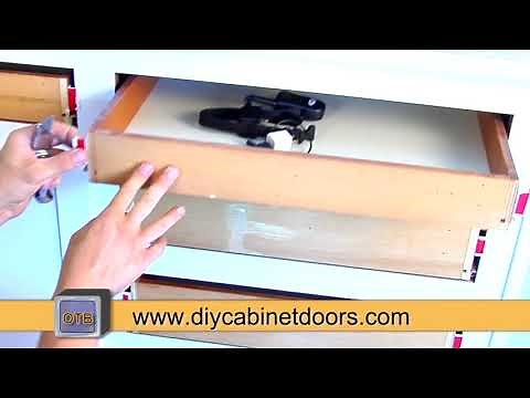 Cabinet Refacing Video 15: How to install drawers