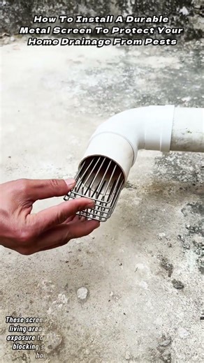 How To Install A Durable Metal Screen To Protect Your Home Drainage From Pests