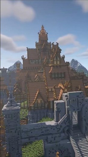 Your thoughts about this Viking Temple? #gaming #minecraft #minecraftbuilding #minecrafttutorial