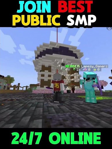 Best Public SMP Server 2026 🔥 | Java, PE & Bedrock | 24/7 Online | Anyone Can Join