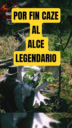 ¡Por fin cacé al ALCE LEGENDARIO! 🦌🔥 #RDR2
