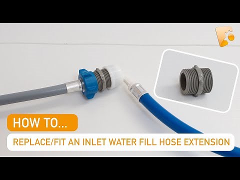 Need to join two fill hoses? How to Fit/Replace an Inlet Water Fill Hose Extension Piece Joint