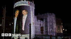 Four arrests after images of Trump and Epstein projected on Windsor Castle