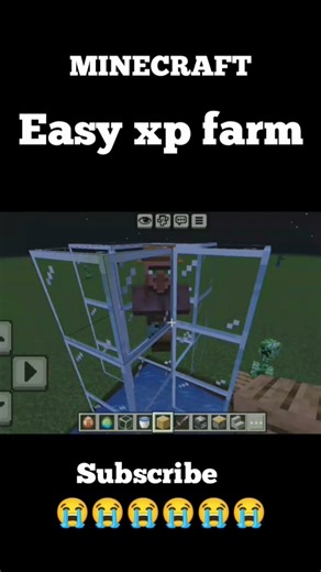 Minecraft easiest xp farm ever #minecraft #gaming #viral