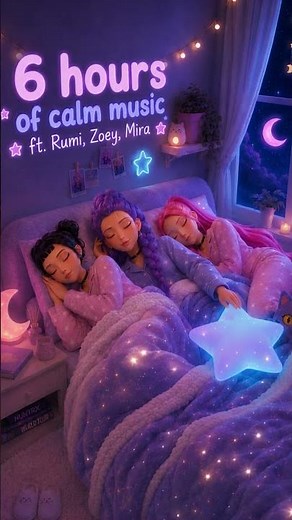 KPop Demon Hunters Sleep Music💜 6 Hours of Calm Music for Sleep & Relaxation