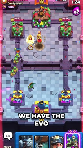 Clash Royale: Epic Evo Skelly Barrel Strategy to Dominate! #shorts