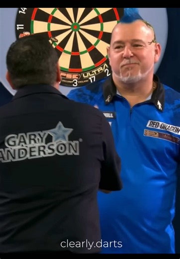 Two legends collide 🏴󠁧󠁢󠁳󠁣󠁴󠁿 || #fyp #darts #garyanderson #peterwright #worlddartschampionship