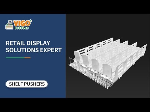 VIGO DISPLAY Retail Display & Promotion Props: SHELF PUSHERS