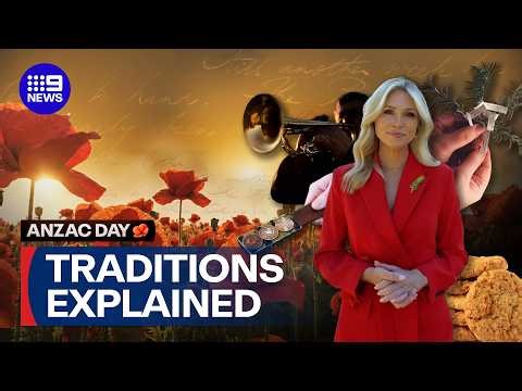 Rosemary, two-up and bikkies: ANZAC traditions explained | 9 News Australia