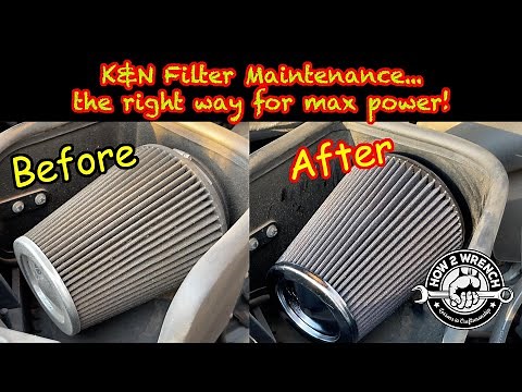 How to service a K&N filter the right way. Max power, protection and life of an air filter #kn #k&n