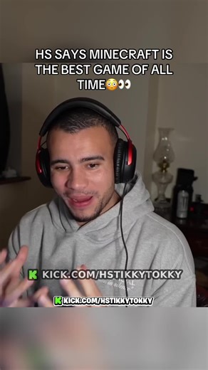 HS SAYS MINECRAFT IS THE BEST GAME OF ALL TIME😳👀 #fyp #hstikkytokky #minecraft