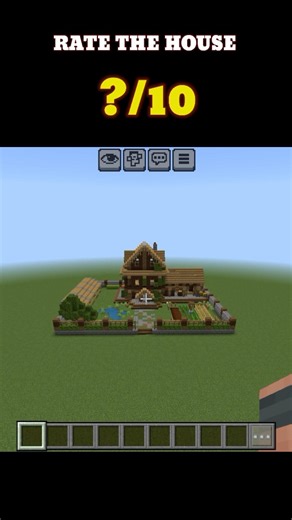 I Rated Random Minecraft Houses… 😱 #shorts #minecraft