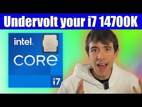 Undervolt your i7 14700K for more FPS and Lower Temperature!