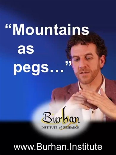 "Mountains as pegs..."