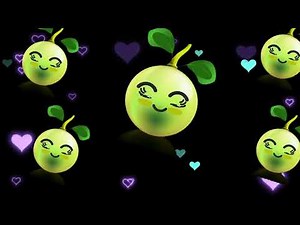 High contrast Baby Sensory Video For Toddlers - Hey Baby Bear Fruit Dance Video