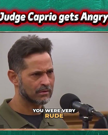 Judge Caprio gets ANGRY at this defendant's behavior! 😤 #judgecaprio #court