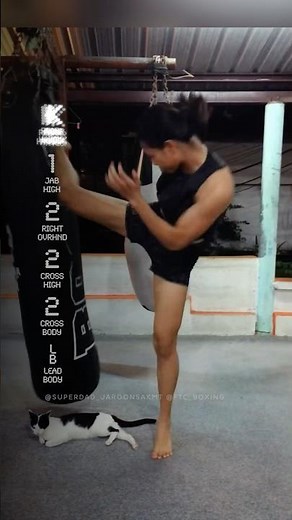 Anna “Supergirl” Jaroonsak SMASHES the Boxing Heavy Bag