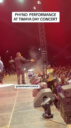 PHYNO PERFORMANCE AT TIMAYA DAY CONCERT: 🌟 Unforgettable Moments! 🔥 Phyno Steals the Show at TIMAYA DAY! 🎤🔊 From electrifying beats to jaw-dropping performances, Phyno owned the stage with pure musical prowess. 🌟✨ Relive the magic of an extraordinary night filled with hits and pure talent! 🎶🎇 #Phyno #TimayaDay #GbaramatuVoice #Music @phynofino