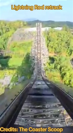 Lightning Rod Retrack Update at Dollywood Theme Park