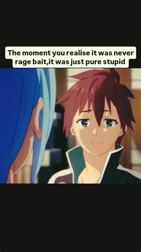 Bento Anime on Instagram: "Was previously raging but now I just feel pity (still a lil rage too) Follow @bentoxanime + join the fam for a new way to anime #anime #animefunny #konosuba #fyp #foryou #memes #animememes #ragebait #moday #jjk #onepiece #naruto #dragonball #manga #shonen"
